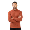 Bluza Merino Warm Zip Men Rust