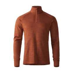 Bluza Merino Warm Zip Men Rust